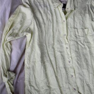 Light yellow Button-Up Shirt